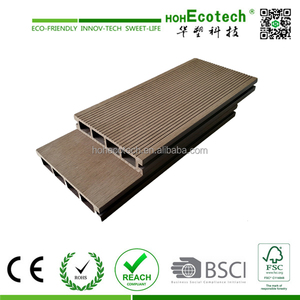 Machihembrado de <span class=keywords><strong>madera</strong></span> compuesto de plástico piso entablado en China - Product Image 4