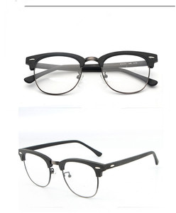 Montura para gafas ópticas de alta calidad, Media llanta, madera de grano, acetato, outlooking - Product Image 3