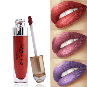 Brillo de labios de <span class=keywords><strong>Color</strong></span> mate, resistente al agua, de larga duración, de alta calidad - Product Image 3