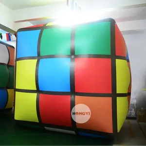 Cubo mágico inflável gigante, 3x3, decoração para propaganda, venda imperdível