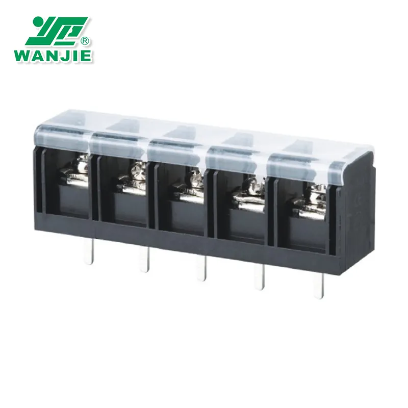 WJ78 pitch 13mm barrier terminal block met cover