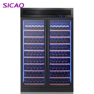 Cellar Design High Quality Wall Mounted Built-in Different Size Customized OEM Design Display Wine Cellar