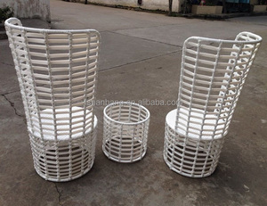 Tienda de café para restaurante, Patio marquesina de PVC de poliresina sintética blanca, muebles de exterior, filipinos, Manila - Product Image 6