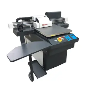 Warna Yang Indah A1 Ukuran UV Acrylic Flatbed Printer Dtg