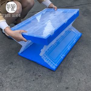 ヘビーデューティー本当に便利な32LHDPE折りたたみ式スタッカブルストレージクリアプラスチッククレート折りたたみ式600*400*200mm - Product Image 6