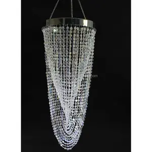 LG20180607-14 pas cher acrylique salle à manger pendentif lustre de luxe en cristal éclairage plafond led suspension pour mariage
