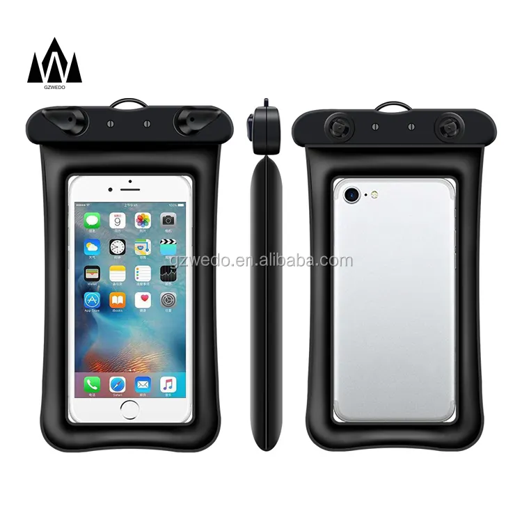 Waterproof Phone Pouch Floating, Universal Waterproof Phone Case Underwater Dry Bag Airbag for up tp 6" Cellphone