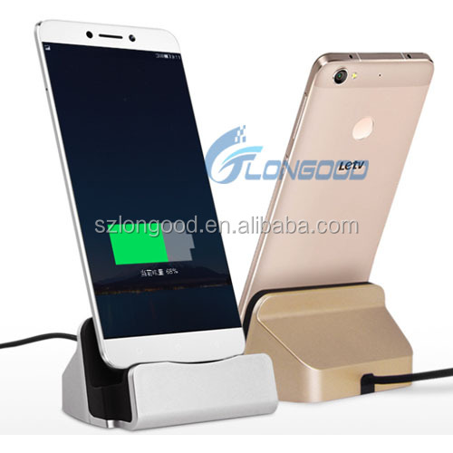 Haute Qualité Data sync Charge Dock Station Chargeur De Bureau D'accueil Pour Andriod téléphone avec Type-C USB Câble