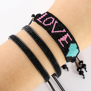 Gran oferta, <span class=keywords><strong>venta</strong></span> al por mayor, <span class=keywords><strong>Miyuki</strong></span> Seeds Beads <span class=keywords><strong>Miyuki</strong></span> <span class=keywords><strong>Delica</strong></span> Cuentas, brazalete, joyería de moda, conjunto de pulseras para mujer - Product Image 6