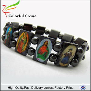 Exportación Alibaba joyería santo católico pulseras - Product Image 1