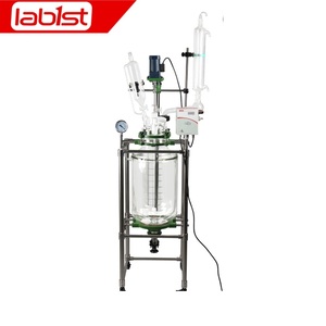 مختبر مفاعل زجاجي مغلف المحرض سفينة 5L للبيع - Product Image 2