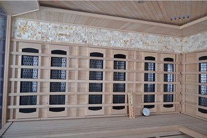 Sauna in ceramica a infrarossi lontani con sauna combinata - Product Image 4