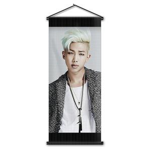 Personalizado Atacado coreano Parede Scroll Tecido de Malha de Impressão Bandeiras Decoração de Casa k-pop sangue lágrimas de suor - Product Image 2