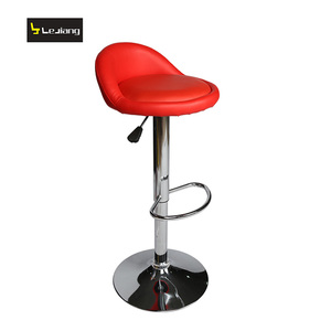 Sgabello da <span class=keywords><strong>Bar</strong></span> dal Design Italiano Moderno con Gambe in Metallo e Seduta in Pelle - Product Image 5