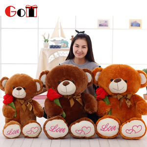 Colorato Teddy Bear Su Ordinazione Della Peluche Orso Giocattolo All'ingrosso I Love You <span class=keywords><strong>Romantico</strong></span> Orso Teddy - Product Image 3