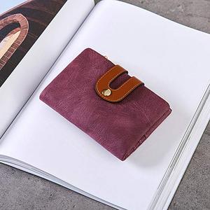 Borse di lusso per le donne del cuoio genuino del raccoglitore Rfid <span class=keywords><strong>Piccolo</strong></span> Bifold Signore Mini Della Moneta Della Chiusura Lampo Della Borsa id Tasca di carta del raccoglitore - Product Image 3