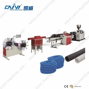 PP PVC PE Corrugated Threading Pipe Production Equipment for sale