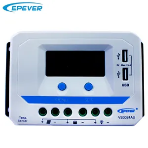 EPEVER 30A جهاز تحكم يعمل بالطاقة الشمسية 12V 24V 36V 48V السيارات VS3024AU VS3048AU PWM جهاز التحكم في الشحن منظم الشمسية جهاز التحكم في الشحن