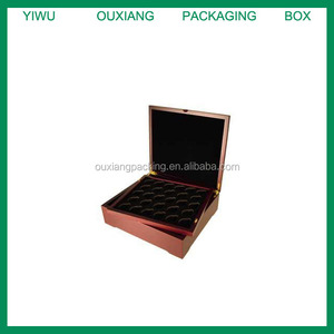 Đồng Xu Hộp Bốn Đồng Xu Gỗ Gụ Hiển Thị - Product Image 2