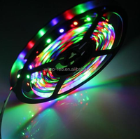 Bande LED RGB APA102 SK9822 30/60/96/144 LEDs/m Double Câble de Données Télécommande Wi-Fi 5V 5050 Cuivre Jardin IP65 5M