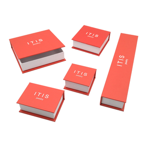 Custom logo printed pack paper packaging jewel box