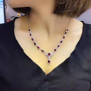 Bella Preziosi Monili Della Pietra Preziosa <span class=keywords><strong>con</strong></span> Il Prezzo 18 K Oro 11.8ct Naturale Riscaldata Pigeon Blood <span class=keywords><strong>Rosso</strong></span> <span class=keywords><strong>Rubino</strong></span> Pendente Della <span class=keywords><strong>Collana</strong></span> - Product Image 4