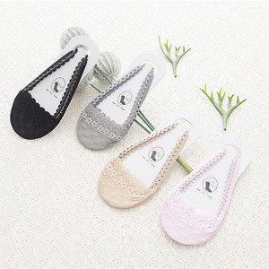 Chaussettes <span class=keywords><strong>sexy</strong></span> en dentelle pour filles, chaussettes invisibles mi-pieds pour femmes, été, sans couture - Product Image 6
