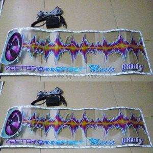 90*25 سنتيمتر el وامض سيارة ملصقا سيارة ملصقا electroluminescent مع DC12V الصوت نشط العاكس - Product Image 2