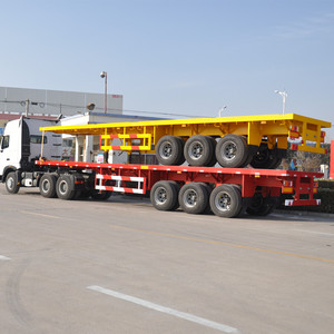 40FT Tri-Trục Flatbed/Nền Tảng/<span class=keywords><strong>Container</strong></span> Xe Tải <span class=keywords><strong>Trailer</strong></span> Bán - Product Image 5