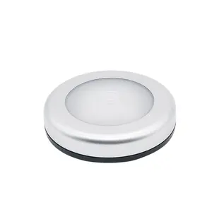 PIR Motion Sensor ไฟ LED ทรงกลมติดผนังตู้แสงไฟโดย3A แบตเตอรี่สำหรับตู้เสื้อผ้าห้องนอน