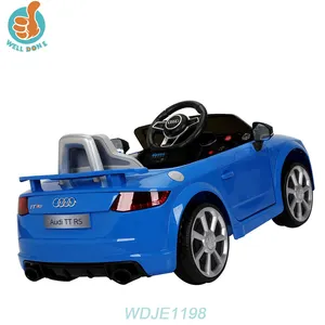 WDJE1198 lisanslı AUDI TTS uzaktan kumandalı araç oyuncak elektrikli Minnie Mouse araba