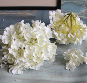 Wholesale <strong>Artificial</strong> <strong>Hydrangea</strong> <strong>Flower</strong> Head Silk <strong>Hydrangea</strong> <strong>Flower</strong> for Wedding Decoration - Product Image 5
