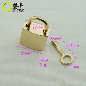 New Custom Fixed <strong>Suitcases</strong> Bags Heavy Duty <strong>Lock</strong> Padlock for Handbag Bag Hardware Turn <strong>Lock</strong> - Product Image 2