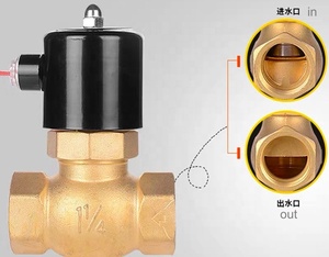 Haute température normalement fermée 2 positions 2 voies US-20 2L170-20 AC24V électrovanne de commande pneumatique à vapeur en laiton - Product Image 3