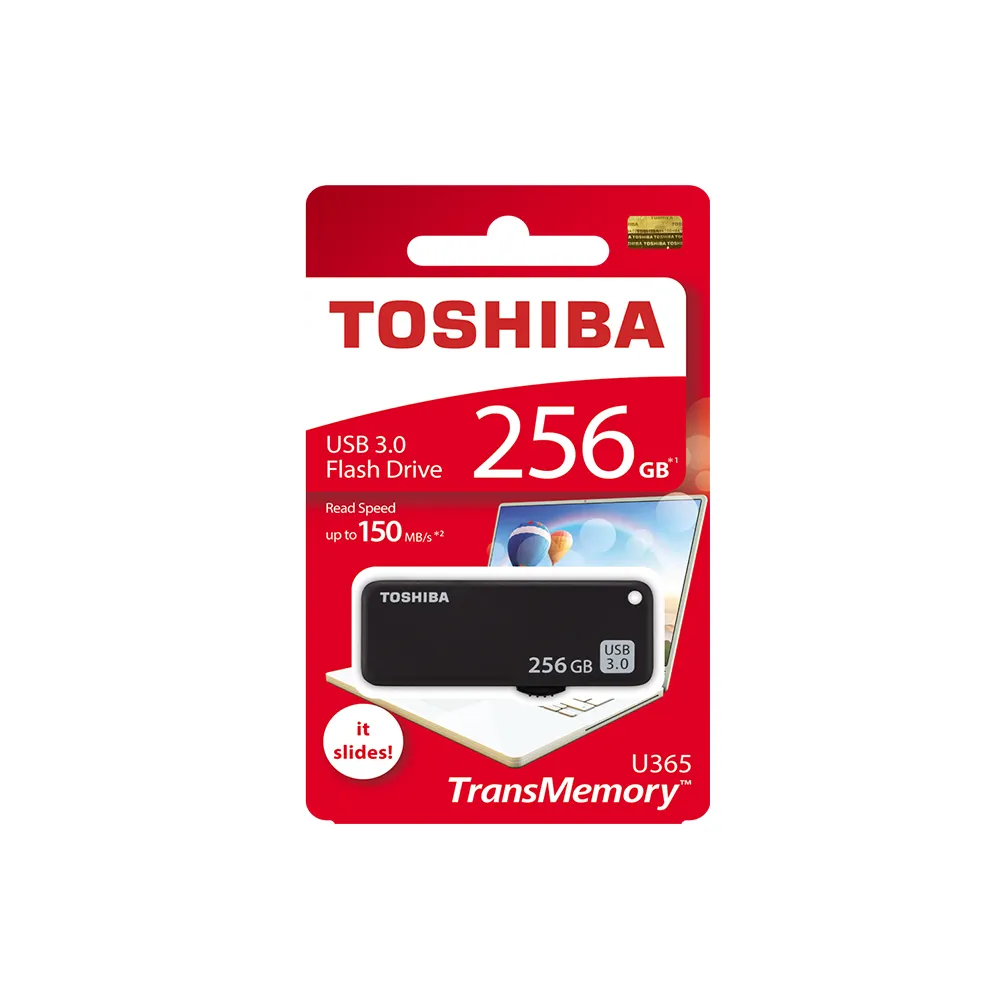 Melhor vendedor de memória top qualidade vara toshiba u365 256gb disco deslizante usb3.0 ler 150gb usb flash drive