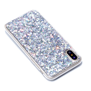 De luxe flash puce acrylique COQUE arrière en TPU téléphone cas pour iphone x - Product Image 2