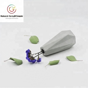 Vasi geometrici a buon mercato a singolo fiore moderni vasi di fiori in <span class=keywords><strong>cemento</strong></span> - Product Image 5