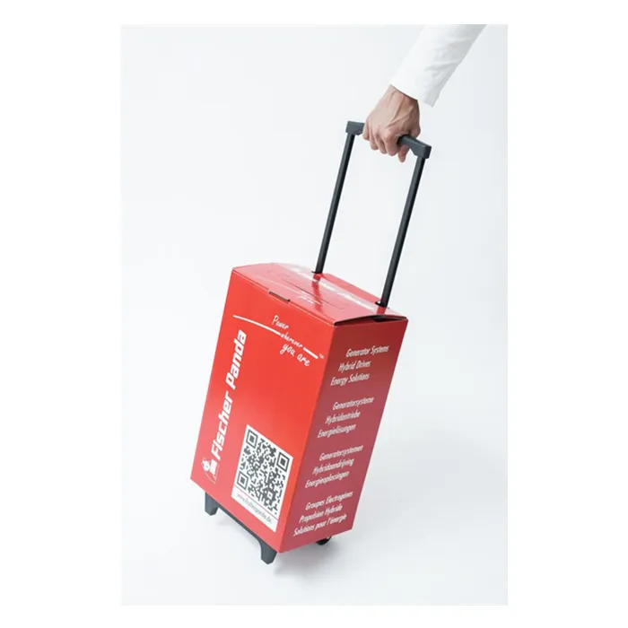 HOT New Trolley Expo Box Diseño personalizado gratuito Más barato Promoción de alta calidad Reciclable Trolley Expo Box