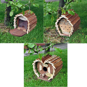 Casa de abeja de madera colgante/Hotel de insectos/casa de pájaros - Product Image 2