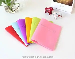 Sweety Candy Color Silicone plastic passport cover cover passport wholesale passport cover