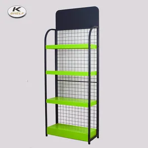 Biểu tượng tùy chỉnh sắt lưới-trở lại cửa hàng tự động bôi trơn kệ trưng bày dầu - Product Image 1