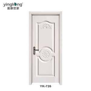 Puertas de PVC de Fábrica China, Puerta de WPC con Marco de Puerta de WPC de 200 mm para el Mercado de Irak/Dubái/Medio Oriente - Product Image 3
