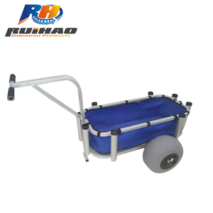 100KG 용량 알루미늄 비치 낚시 카트 <span class=keywords><strong>2</strong></span> 풍선 바퀴