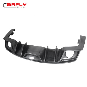 Para <span class=keywords><strong>Ford</strong></span> Mustang 2015 para <span class=keywords><strong>Mustan</strong></span> G 2015 KT estilo parachoques trasero debajo del difusor labio fibra de carbono - Product Image 3