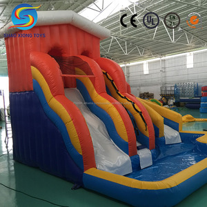 Maison En Utilisant <span class=keywords><strong>Mini</strong></span> Gonflable Videur Combo Avec <span class=keywords><strong>Toboggan</strong></span> <span class=keywords><strong>Toboggan</strong></span> de La Piscine D'été Plaisir de L'eau Pour Enfant - Product Image 3