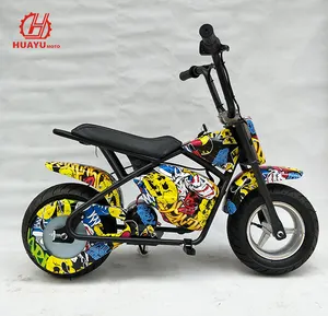 Small electric motorcycle 24v V 250w for children vehicle Huayu dirt bike ce 200 - 350w brush