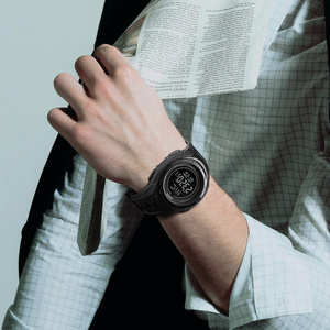 <span class=keywords><strong>Skmei</strong></span> 1314 Stappenteller Horloge Instructies Mannen Digitale Horloge Kompas Waterbestendig Horloge 30M - Product Image 6