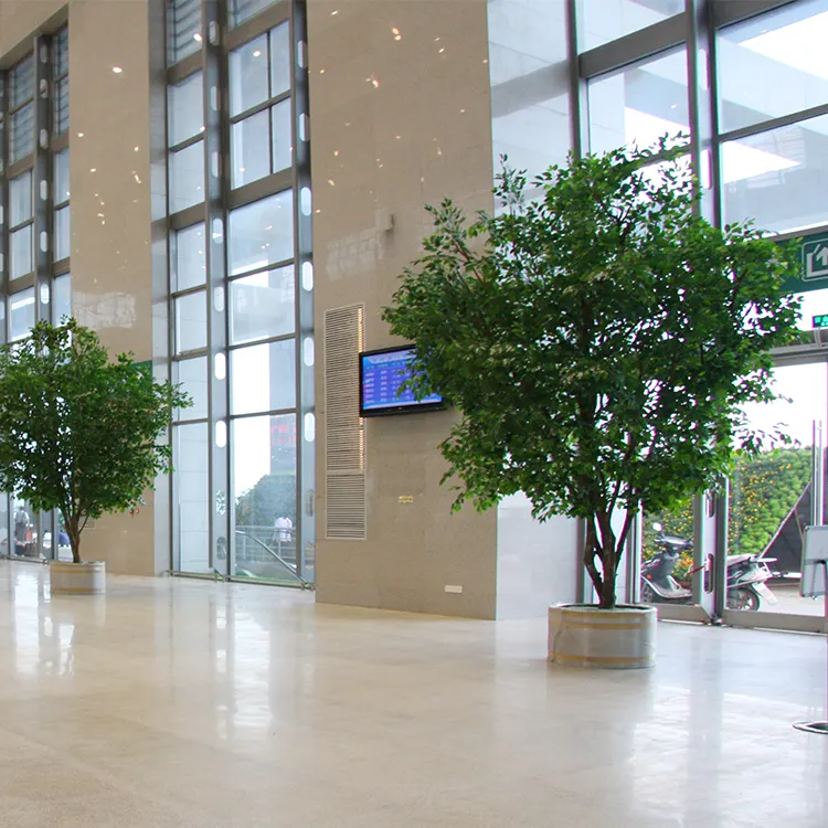 Decoração de Interiores do hotel Casa À Prova D' Água Naturais Grande Bonsai Planta Artificial Banyan Tree, Árvore Ficus Artificial