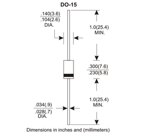 Đi-ốt Phục Hồi Nhanh FR201 FR202 FR203 FR204 FR205 FR206 FR207 2A - Product Image 2