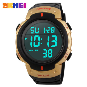 Montres de sport haut de gamme <span class=keywords><strong>SKMEI</strong></span> <span class=keywords><strong>1068</strong></span> 3ATM étanches, vente flash, alarme, montres <span class=keywords><strong>Skmei</strong></span> de haute qualité, montres de plongée - Product Image 2